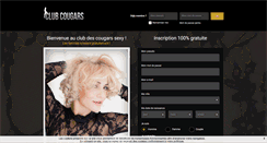 Desktop Screenshot of club-cougars.com